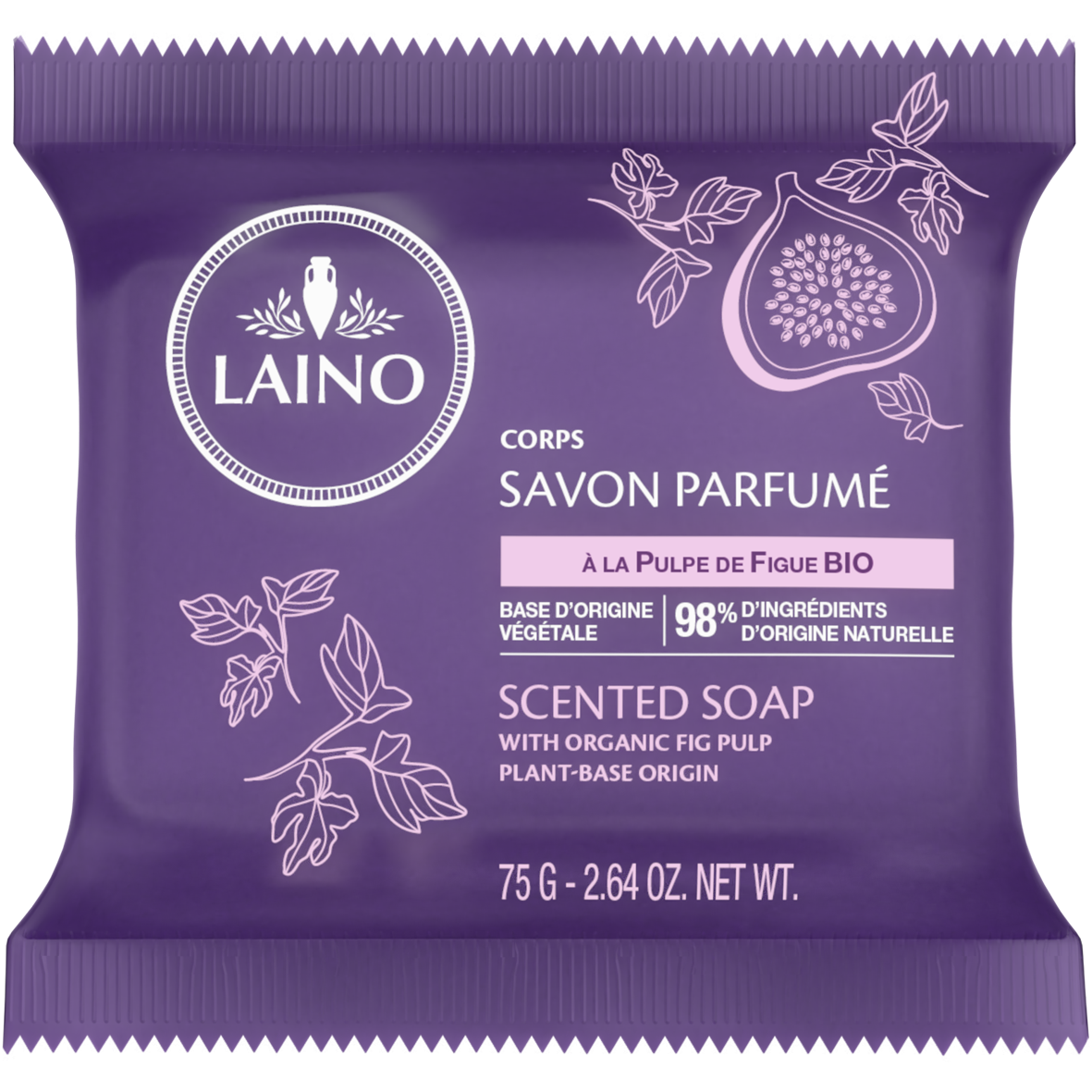 Fig scented soap bar body and shower care